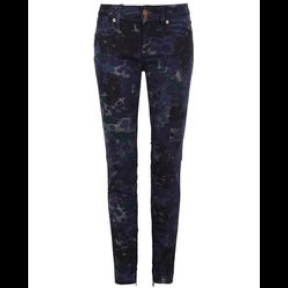 Burberry Printed Skinny Ankle Jeans Size 26